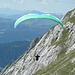 Paraglider kurz nach dem Abheben