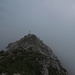 Teufelstättkopf im Nebel / in nebbia