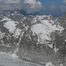 Sich vom Monte del Forno zum Abstieg von Gestern vom Casnilpass. rechts über das Schneefeld dann über den Schutthang in die Schlucht. Bach überqueren und links davon durch das Geröllschlachtfeld zum Gletscher hinunter. 