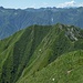 Gli scivoli verdi del versante E della cima Saler