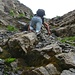 .... up to the rocks