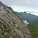 Teilstück im weglosen Gelände zum Ortstock mit Blick auf die Glattalp.