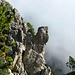 rund um die Alpsitz hat es interessante Felsköpfe und -Formationen
