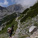 Abstieg zurück Richtung Bielschitzasattel