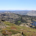 Looking towards Old Man Mountain and the Tahoe mountains on the horizon, on the lower right is Beyers Lake