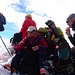 Dieter, Michael, Barbara und Urban auf dem Gipfel des Rötlspitz 3026m<br />