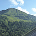 Kosiak und Klagenfurterhütte vom Klettersteig aus gesehen.