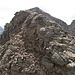Ultimo sperone roccioso che abbiamo risalito