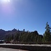 Parkplatz beim Start mit Blick auf Roque Nublo.