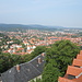 Ausblick vom Schloss auf die Stadt Wernigerode...