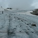 keine guten Verhältnisse beim Aufstieg zum Oberalpstock