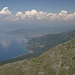 Im Aufstieg zum Magaro - Blick auf den nordöstlichen Teil des Ohrid-Sees.