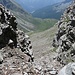 Canalino che scende dal passo