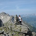 Battista in vetta alla Cima del Laghetto