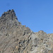 Lo spigolo della Rossa, nota via d'ascesa alpinistica.