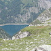 Lago di Luzzone e, a destra, Alpe Scaradra di Sopra
