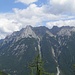 Karwendel, über diesen Kamm führt der berühmte Mittenwalder Höhenweg