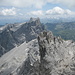 hinter der Sulzfluh geben sich die Gipfel der Silvretta nun noch deutlicher zu erkennen 