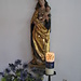 La Madonna con Bambino posta nella chiesa nuova di Lech am Arlberg.