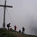 La croce sommitale dell'Hoher Ifen.