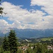 Blick über Schönberg ins Karwendel