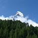 Schön präsentiert sich das Matterhorn auf dem Weg zum Stafel.