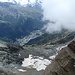 Blick vom Gipfel nach Zermatt.