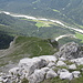 Im Blick der H.Noe Steig vor dem steilen Abstieg in die Sulzli Klamm und weiter zur Brunnsteinhütte. ( Trittklammern,Seil und Stifte. )