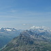 180° Panorama mit Silvretta. Gross Seehorn und Gross Litzner haben sich mittlerweile dazu entschlossen sich in Wolken zu hüllen.