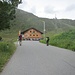 Die letzten Meter unserer Wanderung: Dortmunder Hütte.