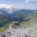 Links die Wetterhornkette. Das Rosenhorn habe ich schon besucht. Die anderen beiden würde ich gerne mal näher kennenlernen.