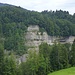 Steile Wände über der Rotache. 