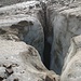 Tiefe Spalten auf dem Ochsentaler Gletscher