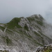 Blick von der Maukspitze (2231 m) auf den weiteren Abstiegsweg