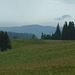 Blick von den Wiesen an der St. Wilhelmer Hütte zum vor zwei Tagen bestiegenen Schauinsland