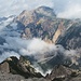 im Norden zeigt sich kurz der Monte Sella di Sennes