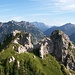 Blick vom Bergländerheim nach Süden / Zugspitze