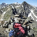 Am Gipfel von La Piramida mit Piz dals Vadrettins 2977m und Piz Bial 3061 im Vordergrund