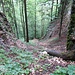 Blick ins Couloir hinab