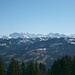 Schwyzer Alpenpanorama, dahinter das Glärnischmassiv. Foto vom Gipfel des Chaiserstocks (1426m).
