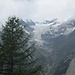 Der Bisgletscher - das Weisshorn in den Wolken 