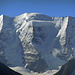 Noch bevor die Tour richtig angefangen hat, bietet sie atemberaubende Vistas. Der Piz Palü, gesehen von der Alp Languard - mit ein Bissel Zoom.