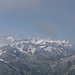 Trotz Wolken zeigen sich die Berner Alpen