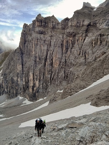 Szenen aus den Nordtiroler Dolomiten.