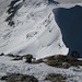 Blick von der Jungfrau zum Rottalsattel mit Aufstiegsspur
