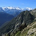 zwischenzeitlicher Ausblick zum Mont Blanc & Co.