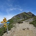 auf dem Col d'Emaney - mit Blick zurück zu unserem tollen Gipfelziel