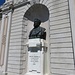 L'edificio di presa del Cnale Vacchelli: busto del Senatore Pietro Vacchelli.