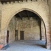 Castello di Pandino, particolare del portico.