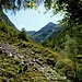Erstaunliche Weite im oberen Teil des Val Serenello